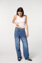 Load image into Gallery viewer, Deconstructed Crossover Jeans
