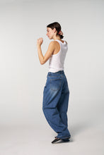 Load image into Gallery viewer, Deconstructed Crossover Jeans
