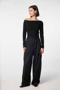Relaxed Belted Trousers