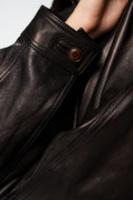 Cargar imagen en el visor de la galería, Real Leather Bomber Jacket
