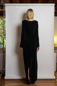V-Neck Long Sleeve Dress