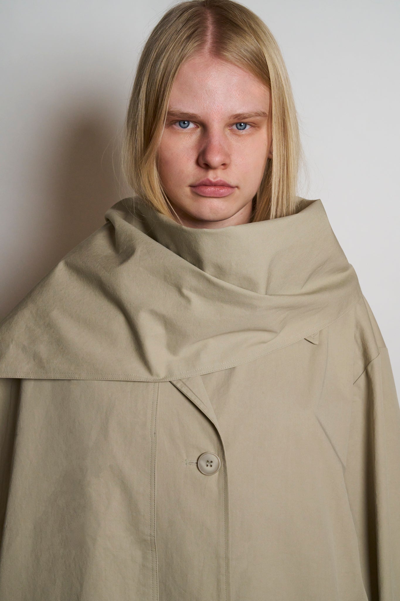 Scarf Trench Coat
