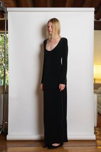 V-Neck Long Sleeve Dress