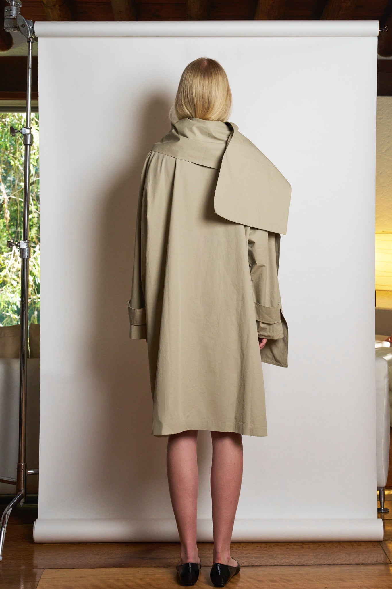 Scarf Trench Coat