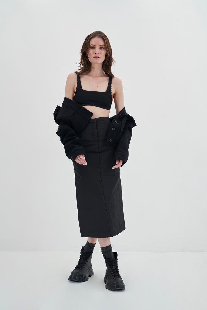 Maxi Puff Skirt